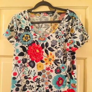 Loft vintage soft floral t-shirt